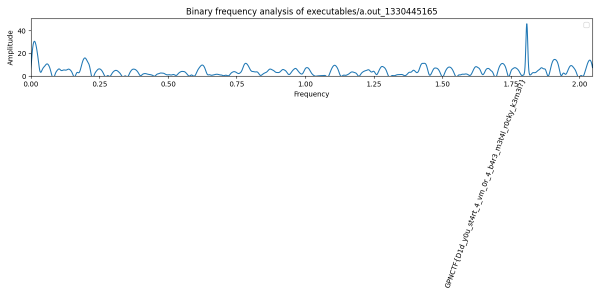 Screenshot of the analysis image containing the flag